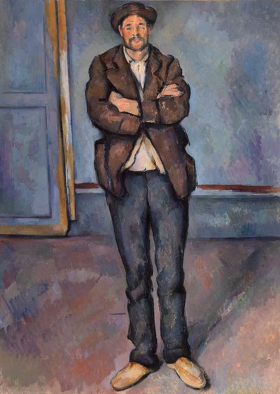 Boer Staand met Armen Gekruist, c.1895 door Paul Cézanne